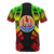 Tahiti T Shirt Tahiti Flag Polynesian Tattoo Reggae Style - Polynesian Pride