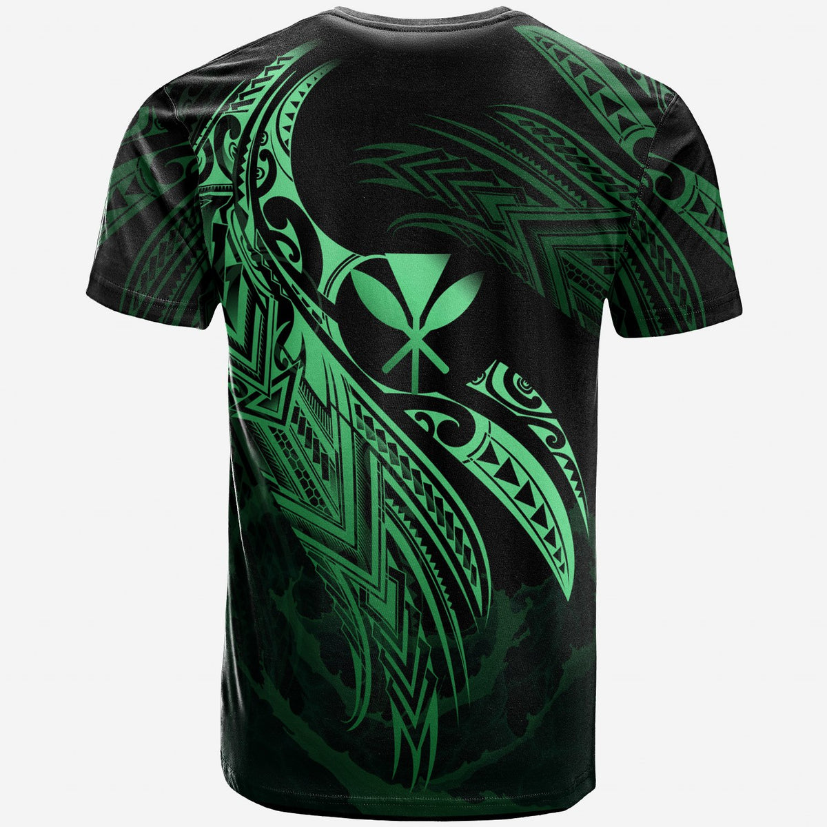 Hawaii Kanaka Maoli Polynesian T Shirt Hawaii Legend Green Version - Polynesian Pride