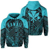 Hawaii Nei Hoodie Polynesian Blue Unisex Blue - Polynesian Pride