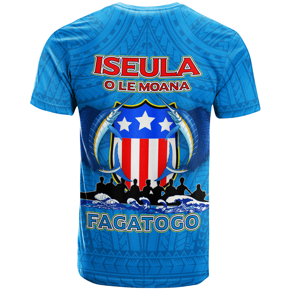 American Samoa T Shirt Iseula o le Moana of Fagatogo Pride LT12 - Polynesian Pride