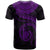 New Caledonia Polynesian Custom T Shirt New Caledonia Waves (Purple) - Polynesian Pride
