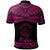 Palau Custom Polo Shirt Polynesian Tattoo Pink Version - Polynesian Pride