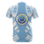 Federated States of Micronesia T Shirt F S M Seal Polynesian Tattoo Light Blue Style - Polynesian Pride