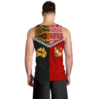 Tonga Combine Australia Aboriginal Heritage Men Tank Top - LT12 - Polynesian Pride