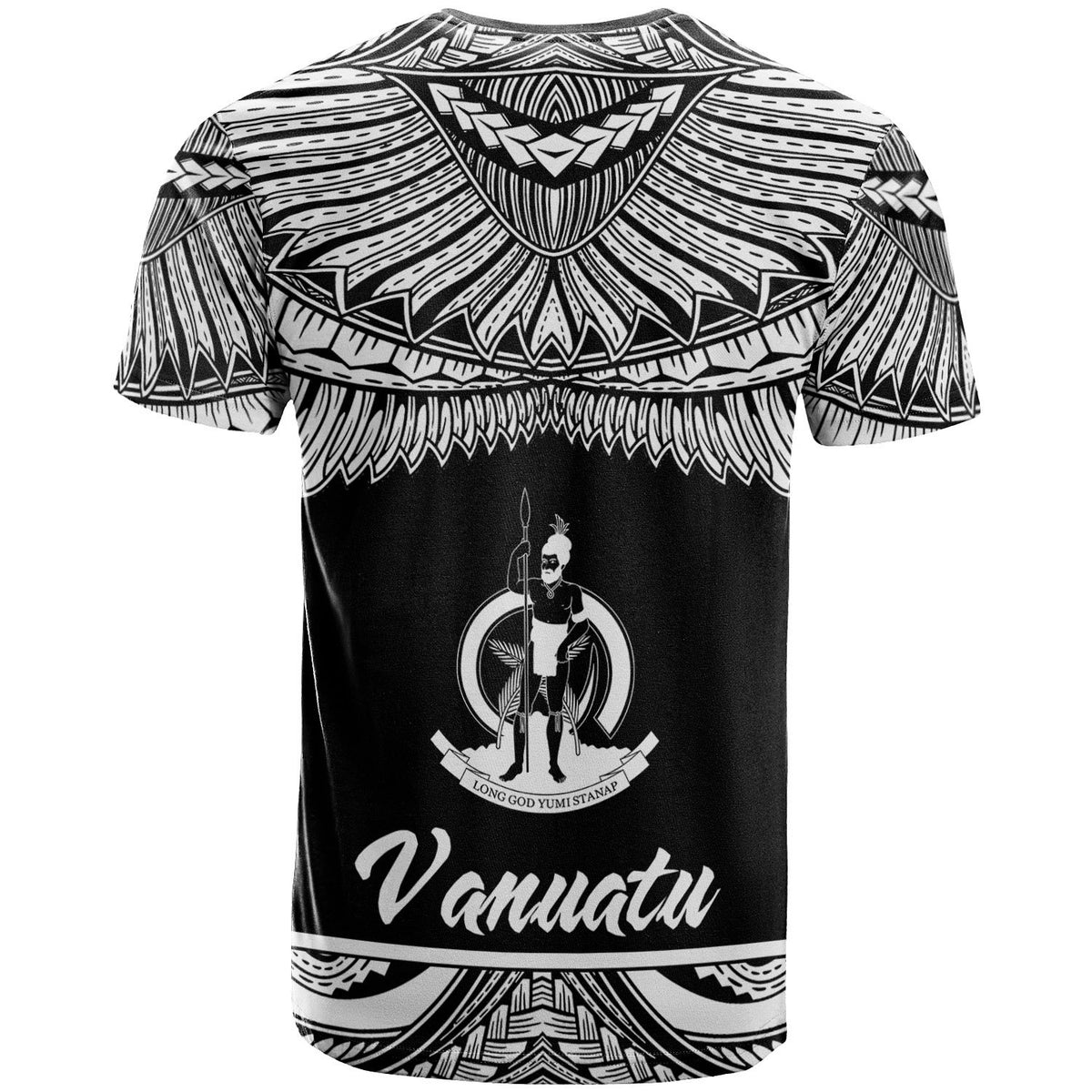Vanuatu Polynesian Custom T Shirt Vanuatuan Pride White Version - Polynesian Pride
