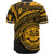 Federated States of Micronesia Baseball Shirt - Gold Color Cross Style - Polynesian Pride