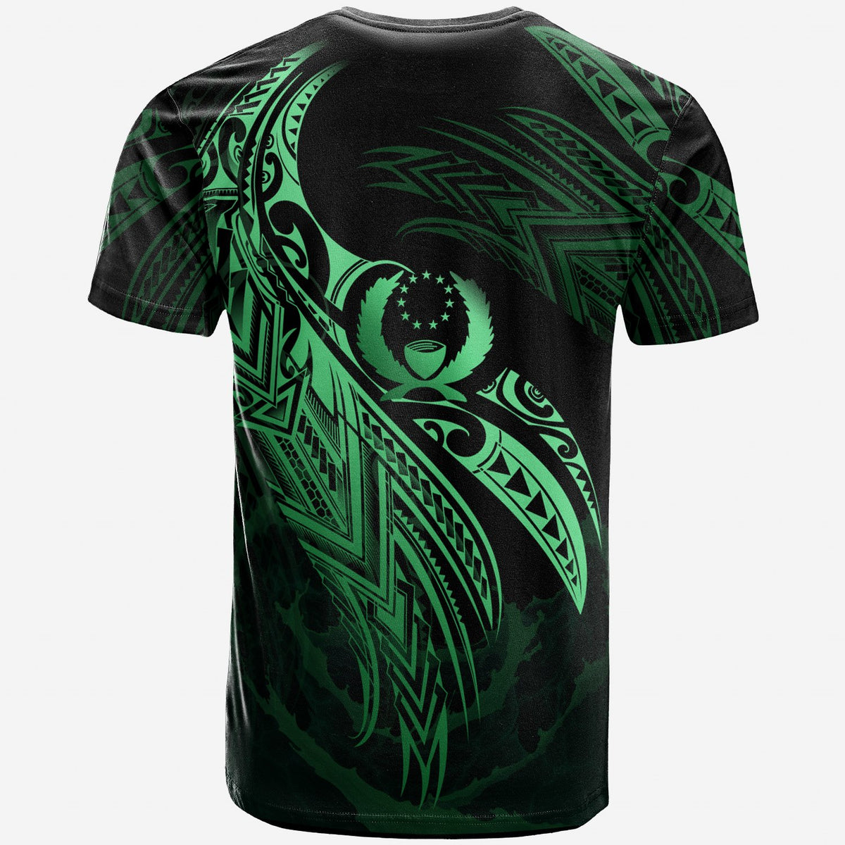 Pohnpei Micronesia T Shirt Micronesia Legend Green Version - Polynesian Pride