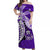 Marquesas Islands Off Shoulder Long Dress Purple Polynesian Pattern Special LT13 Long Dress Purple - Polynesian Pride