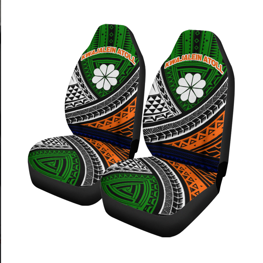 Kwajalein Atoll Tribal Pattern Car Seat Covers - LT12 - Polynesian Pride