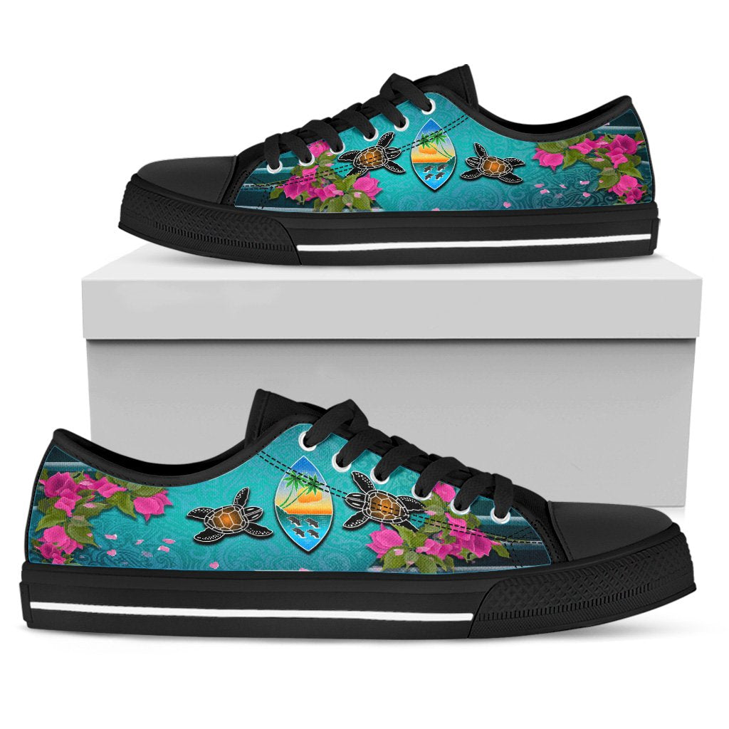 Guam Low Top Shoes - Couple of Turtles - Polynesian Pride