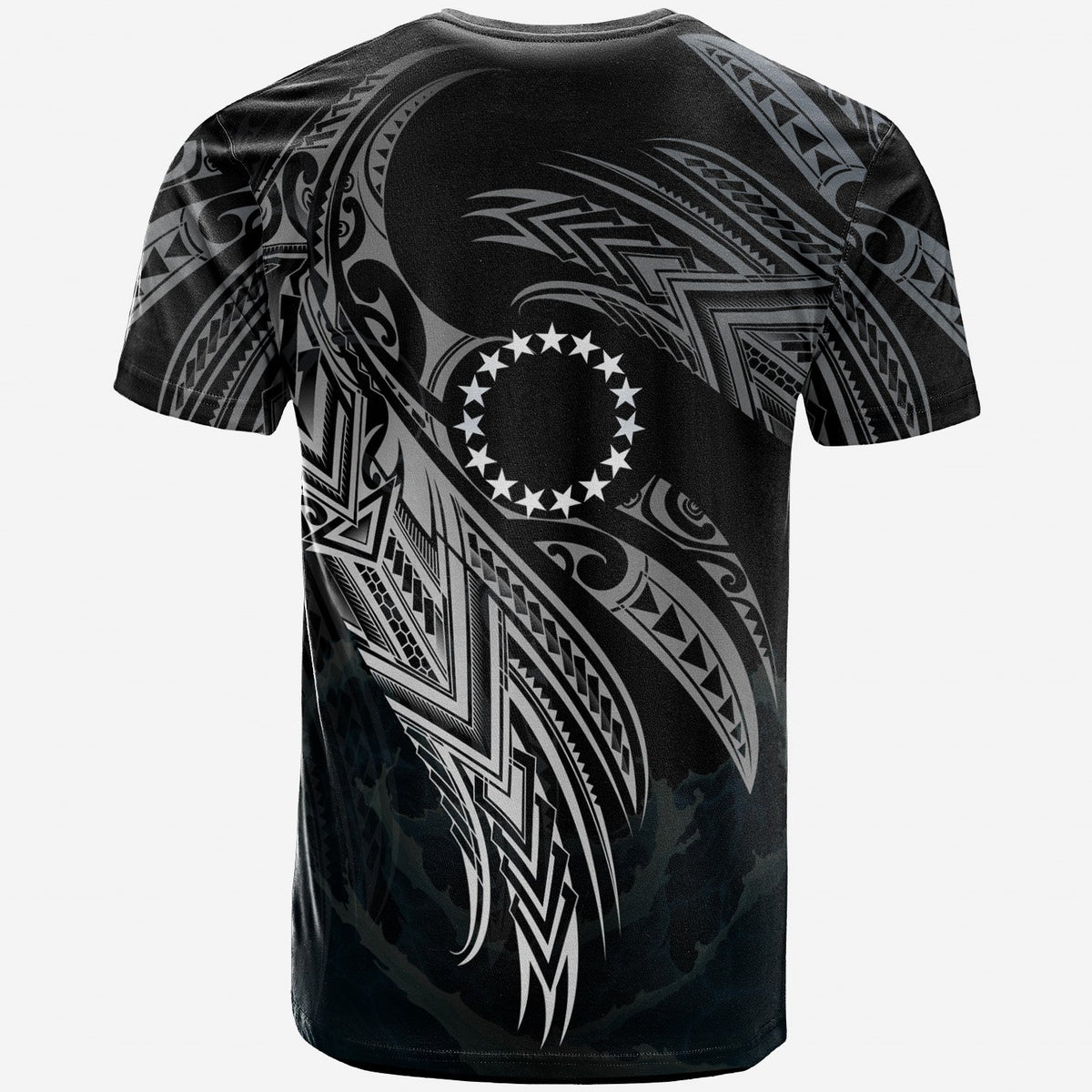 Cook Islands Polynesian Custom T Shirt Polynesian Legend White Version - Polynesian Pride