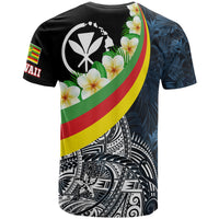 Polynesian Hawaii T Shirt Kanaka Maoli With Plumeria Style - Polynesian Pride