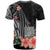 Kiribati Personalised Custom T-Shirt - Polynesian Hibiscus Pattern Style