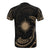 Marshall Islands Polynesian Custom T Shirt Gold Tribal Wave - Polynesian Pride
