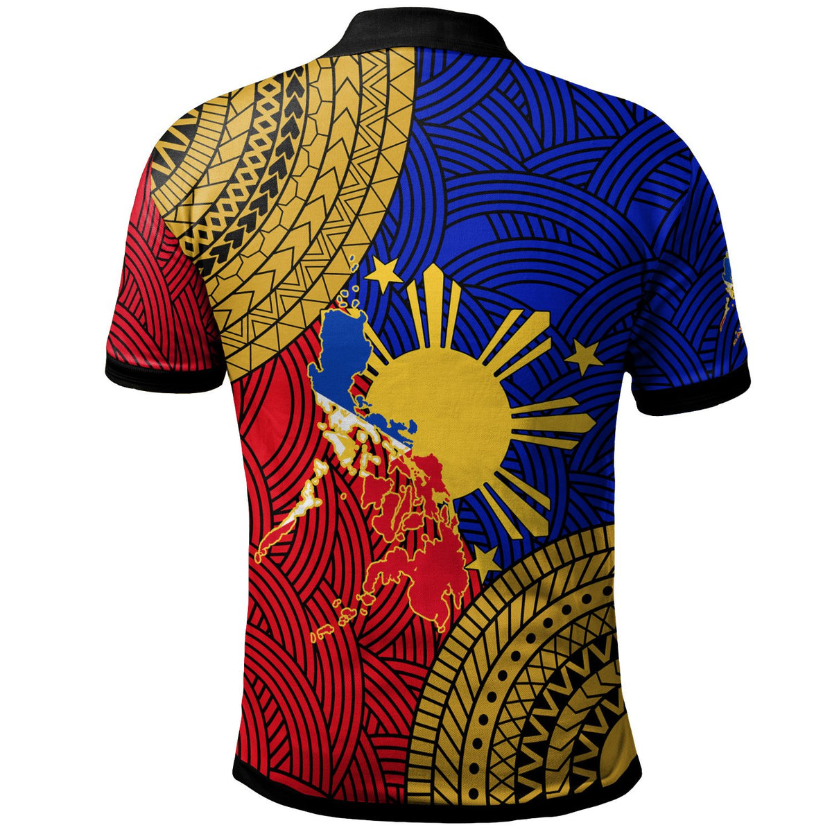 Philippines Custom Polo Shirt Philippines Pride - Polynesian Pride