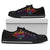 American Samoa Low Top Shoes - Butterfly Polynesian Style - Polynesian Pride