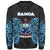 Samoa Polynesian Custom Personalised Sweater - Spirit Style Blue - Polynesian Pride