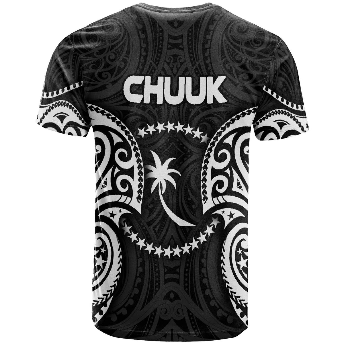Chuuk Polynesian T Shirt Chuuk Spirit White - Polynesian Pride