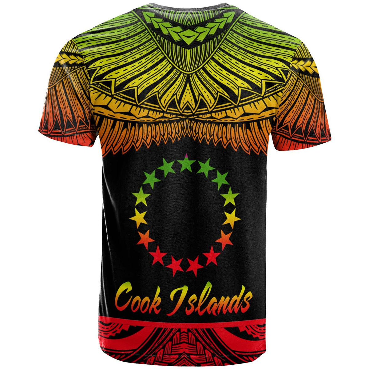 Cook Islands Polynesian T Shirt Cook Islands Pride Reggae Version - Polynesian Pride