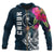Chuuk Zip up Hoodie Chuuk Summer Vibes Unisex Blue - Polynesian Pride