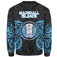 Marshall Islands Polynesian Sweater - Spirit Style Blue - Polynesian Pride