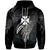 Wallis and Futuna Polynesian Zip Hoodie Legend White Version Unisex Black - Polynesian Pride