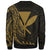 Kanaka Sweatshirt - Custom Personalised Polynesian Pattern Style Gold Color - Polynesian Pride