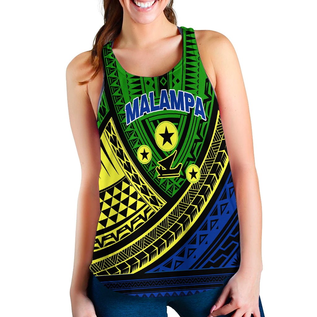 (Custom Personalised) Vanuatu Malampa Province Tribal Pattern Women Tank Top - LT12 - Polynesian Pride