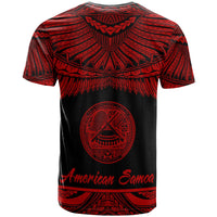American Samoa Polynesian T Shirt American Samoa Pride Red Version - Polynesian Pride