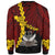 Papua New Guinea Western Province Polynesian Custom Personalised Sweater - Tribal Wave Tattoo - Polynesian Pride