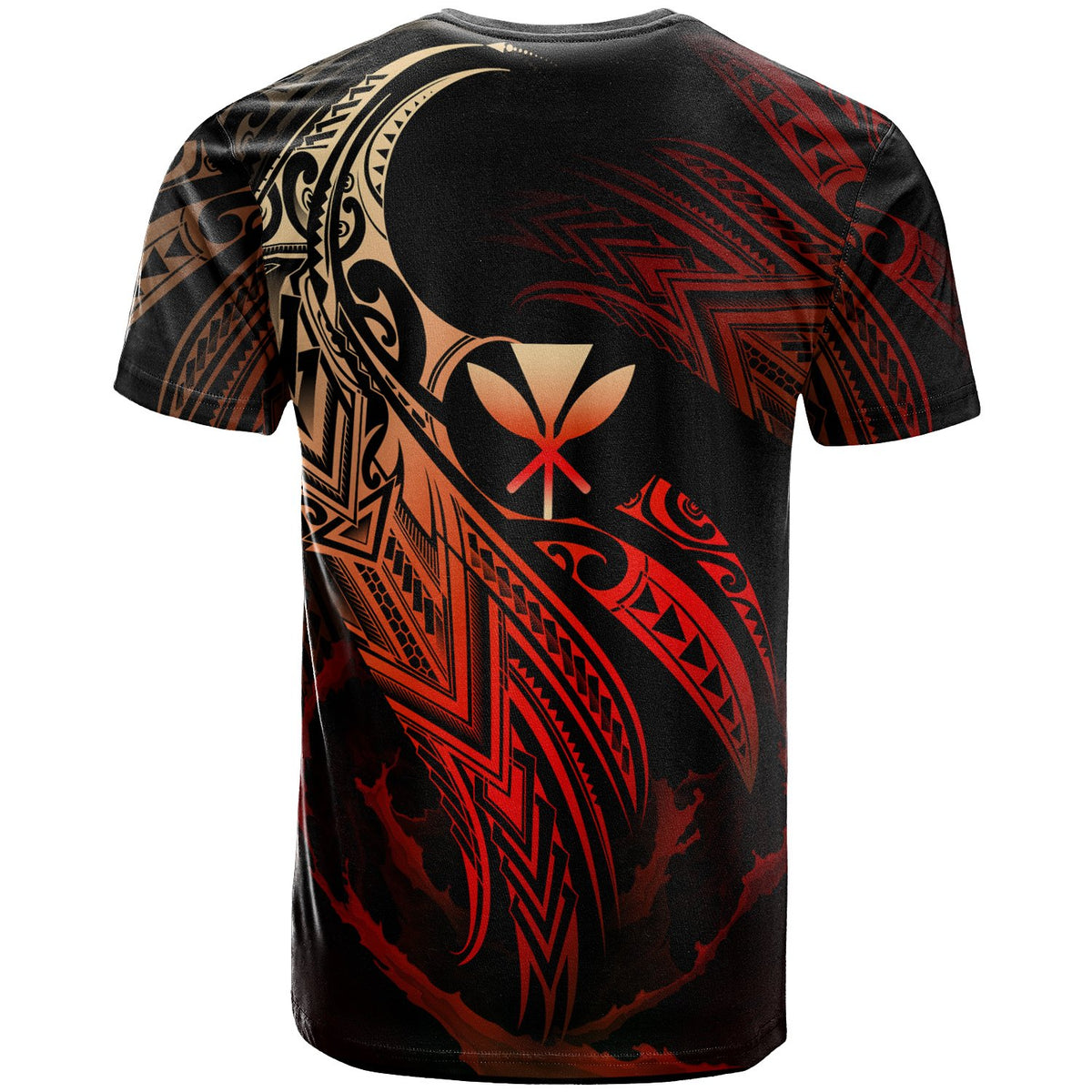 Hawaii Kanaka Maoli Polynesian T Shirt Hawaii Legend Red Version - Polynesian Pride