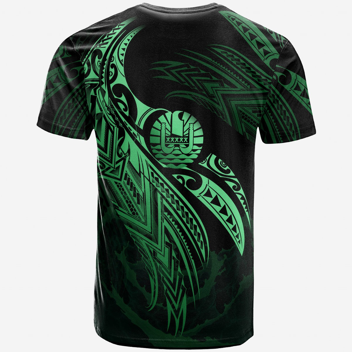 Tahiti Polynesian T Shirt Tahitian Legend Green Version - Polynesian Pride