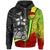 Federated States of Micronesia Zip up Hoodie Reggae Turtle with Hook Unisex REGGAE - Polynesian Pride