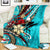 hawaii-kanaka-maoli-premium-blanket-tribal-flower-with-special-turtles-blue-color