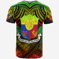Philippines Polynesian T Shirt Custom Hope Begins In Your Home Reggae Style - Polynesian Pride