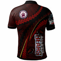 Hawaii Baldwin High School Custom Polynesian Polo Shirt Baldwin Super Bears Polynesian Tribal Pattern Scratch Style LT10 - Polynesian Pride