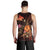 Papua New Guinea Polynesian Men's Tank Top - Legend of Papua New Guinea (Red) - Polynesian Pride