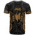 Papua New Guinea Polynesian Custom T Shirt PNG Spirit Gold - Polynesian Pride