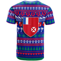 Wallis and Futuna Christmas T Shirt Ugly Christmas LT12 - Polynesian Pride