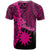 Nauru Polynesian T Shirt Tribal Wave Tattoo Pink - Polynesian Pride