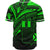 Wallis and Futuna Baseball Shirt - Green Color Cross Style - Polynesian Pride