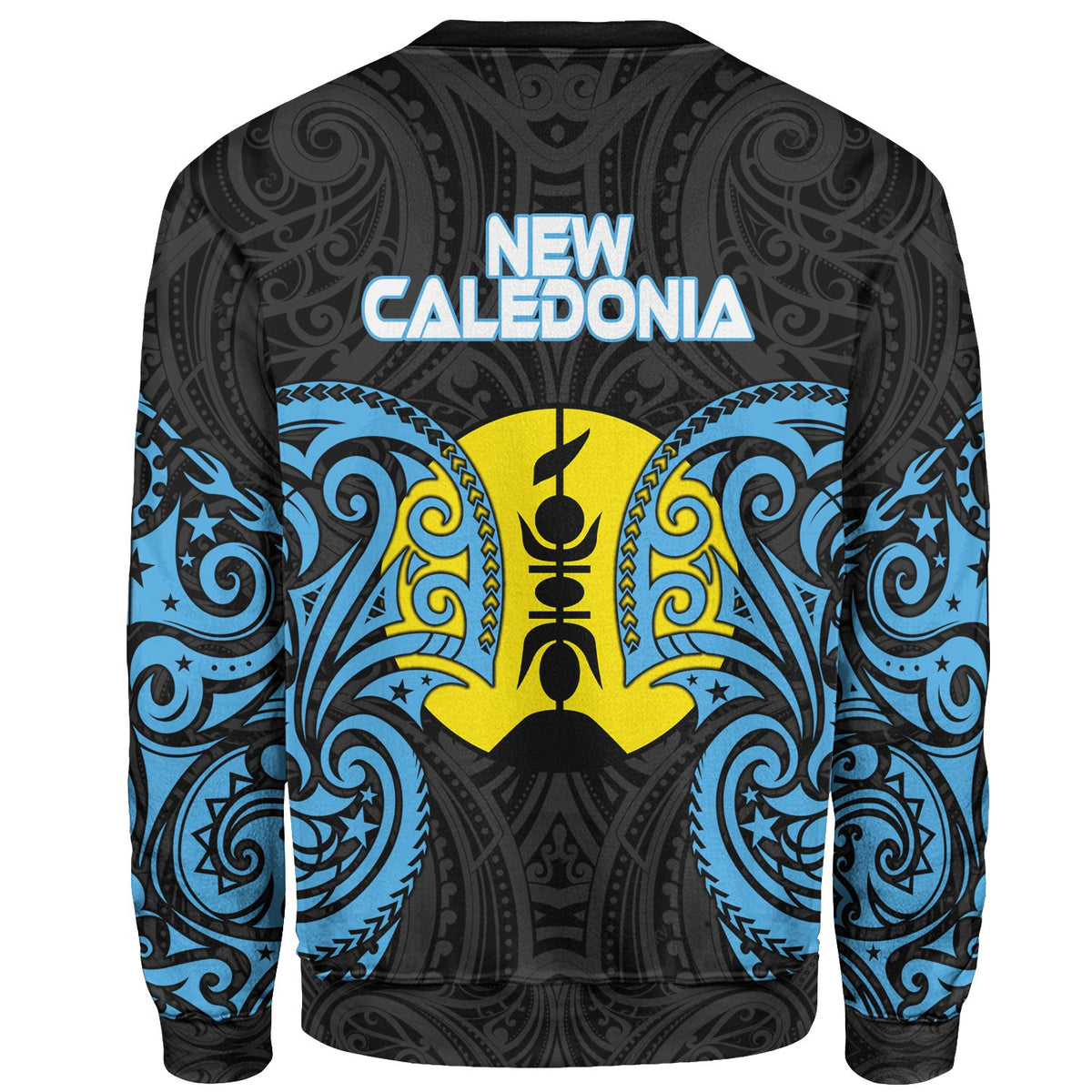 New Caledonia Polynesian Sweater - Spirit Style Blue - Polynesian Pride