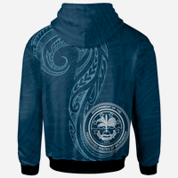 Federated States of Micronesia Zip Hoodie Polynesian Style - Polynesian Pride