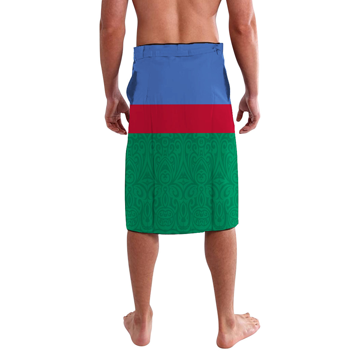 Custom Vanuatu Shefa Province Lavalava Flag Style LT12 - Polynesian Pride