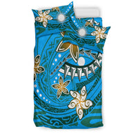 Marshall Islands Bedding Set - Spring Style Blue Color - Polynesian Pride