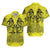 (Custom Personalised) Aotearoa Maori Rugby Hawaiian Shirt New Zealand Mount Taranaki Manaia, Custom Text And Number Unisex Yellow - Polynesian Pride