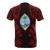 Guam T Shirt Guam Coat of Arms Polynesian Tattoo Red Style - Polynesian Pride