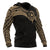 Samoa Polynesian Hoodie Gold Heart Shield - Polynesian Pride