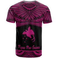 Papua New Guinea Polynesian Custom T Shirt Papua New Guinea Pride Pink Version - Polynesian Pride
