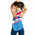 Fiji Day Women Tank Top - Tapa Pattern With Flag - LT12 - Polynesian Pride
